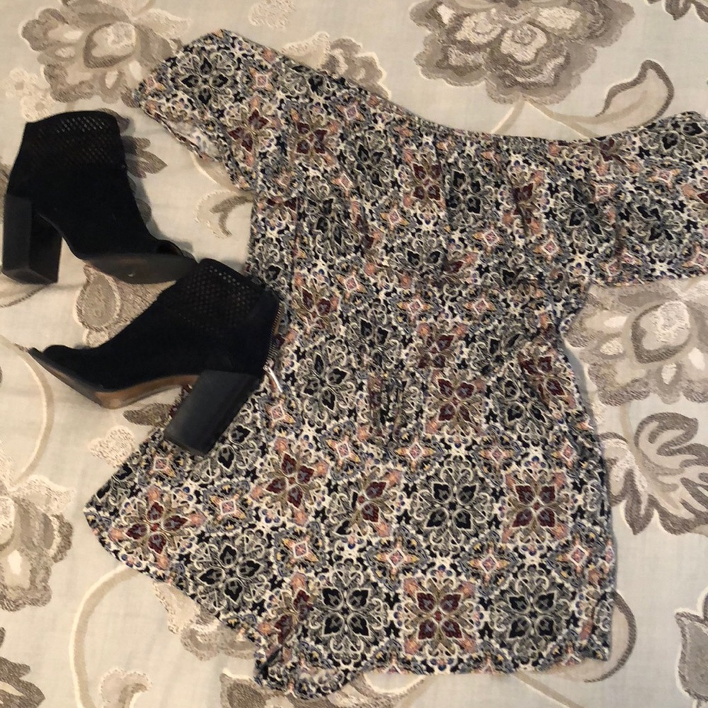 Off the shoulder romper